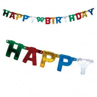 Buchstaben-Girlande Happy Birthday
